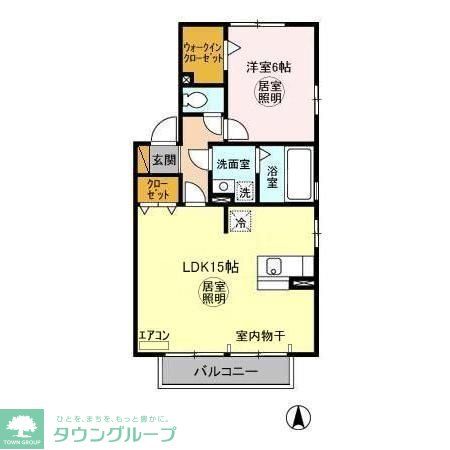 ロイヤルヒルズ春日 ABCDの間取り写真