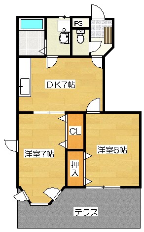 サンセール・Vの間取り写真