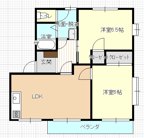 ディアスかさだけAの間取り