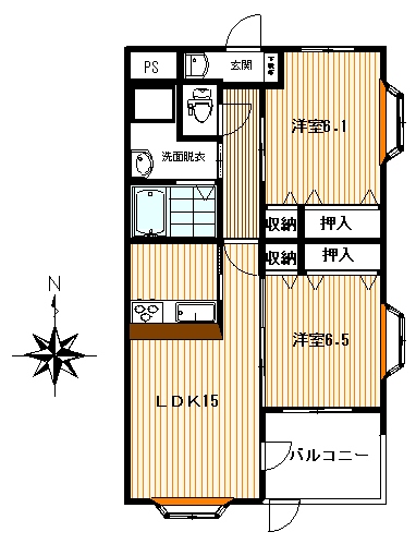 シエンヌアクアージュの間取り