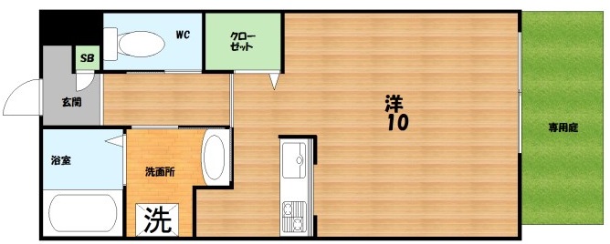 プランギ私部の間取り