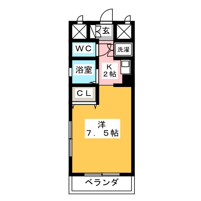 ハーバービュー東築地の間取り