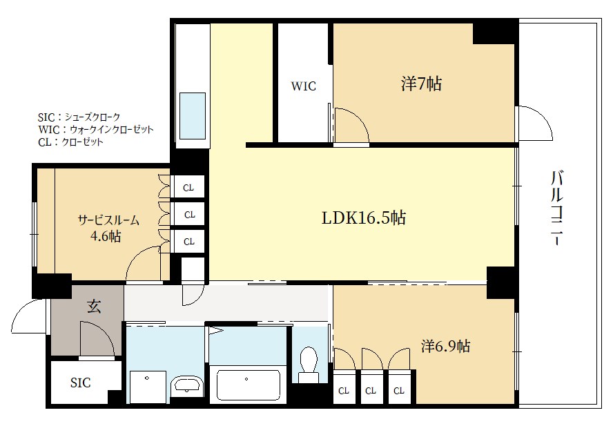 AKADEMOS　Residenceの間取り