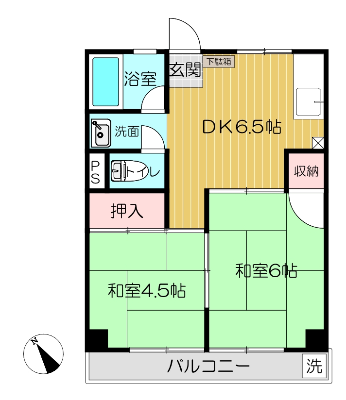 五福ビルの間取り