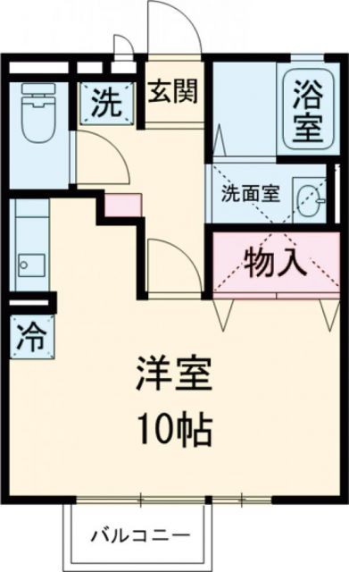 伊賀市平野東町のアパートの間取り