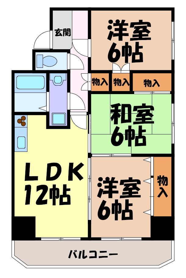 ベルメゾン川名の間取り