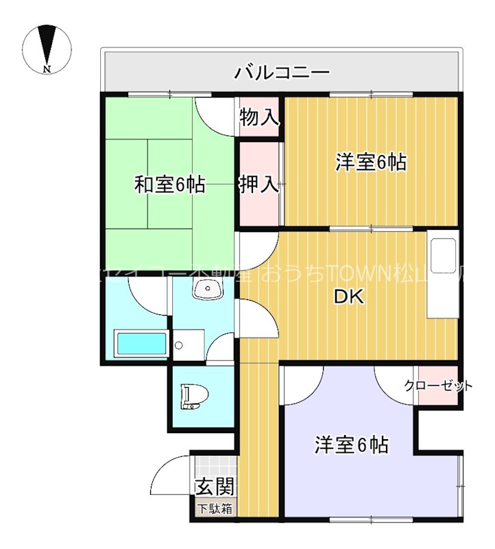 大西ビルの間取り