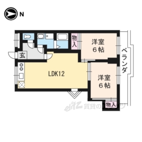 アーバンライフ醍醐の間取り