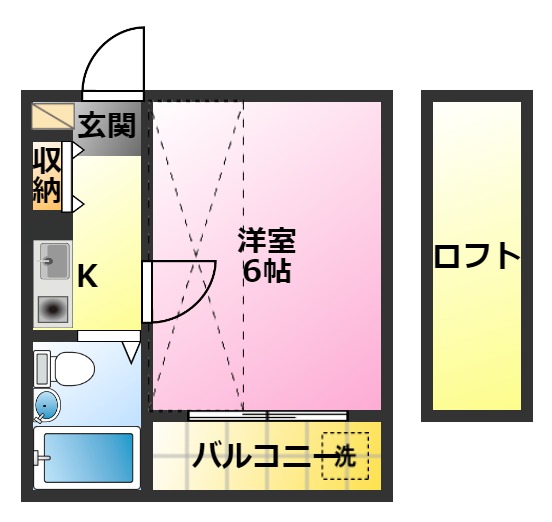 クレア白楽の間取り