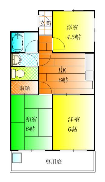 丸正ハイツの間取り