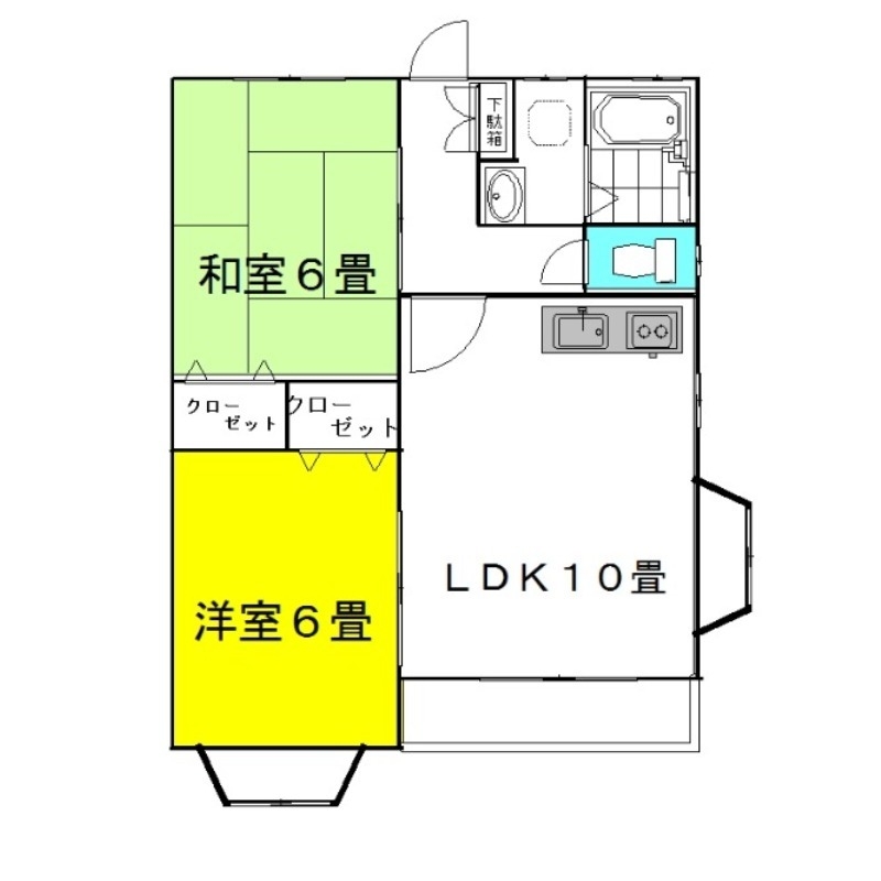 サウス・ウインド　２ｎｄの間取り