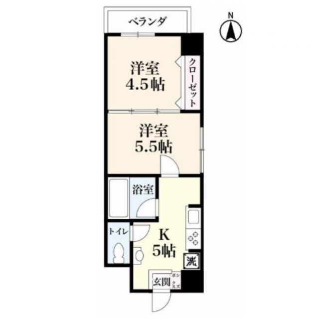 グリーンタウン佐賀駅前の間取り