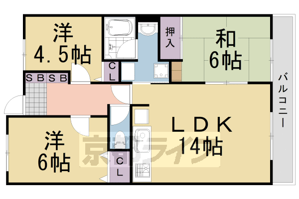 パストラルコートの間取り