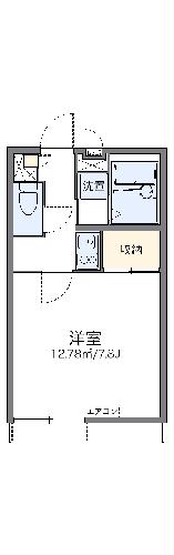 レオパレスコンセール花園の間取り