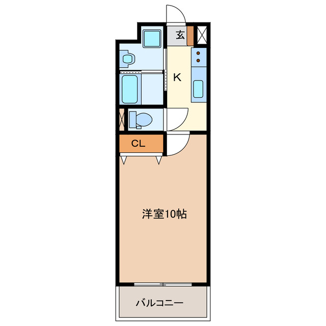 メゾンモンマルトル西古河の間取り