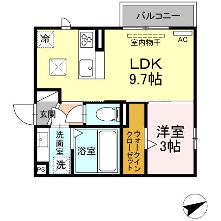 プランドールＸIの間取り