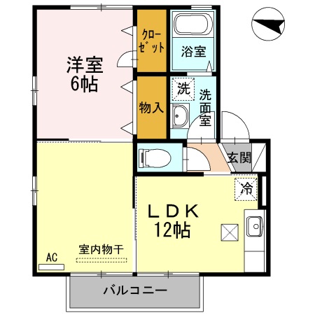 ローゼM2の間取り