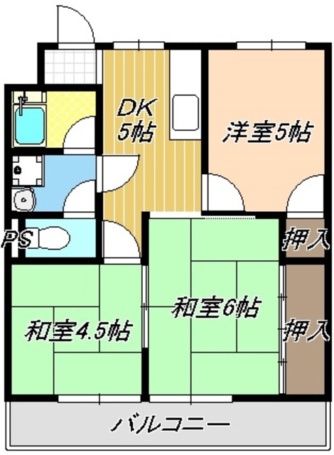 光和荘の間取り