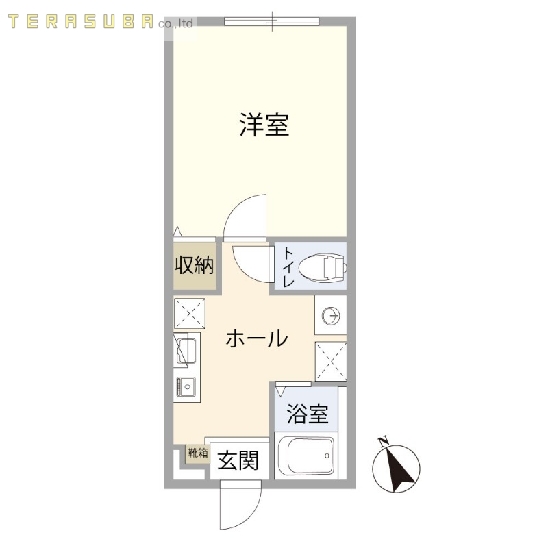 サンパステル壱番館の間取り