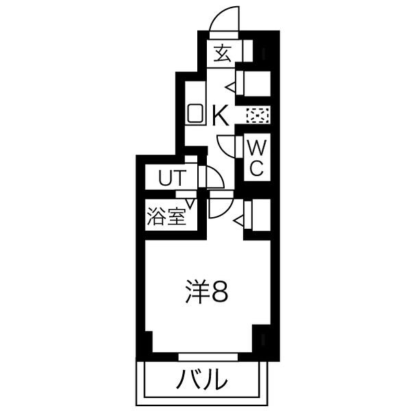 ファステート名古屋駅前アルティスの間取り