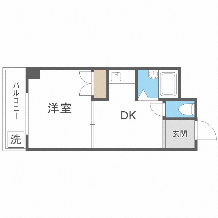 アベノ池田マンションの間取り