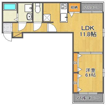 アンダンテ郡津の間取り