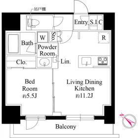 【グランパセオ銀座築地の間取り】