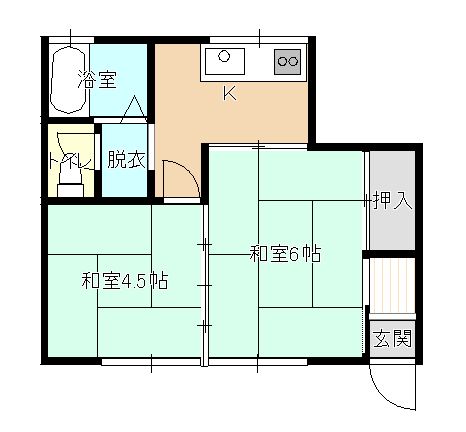 コーポアキモトBの間取り