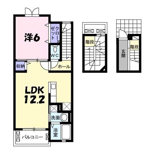 グランディオーズ三田の間取り