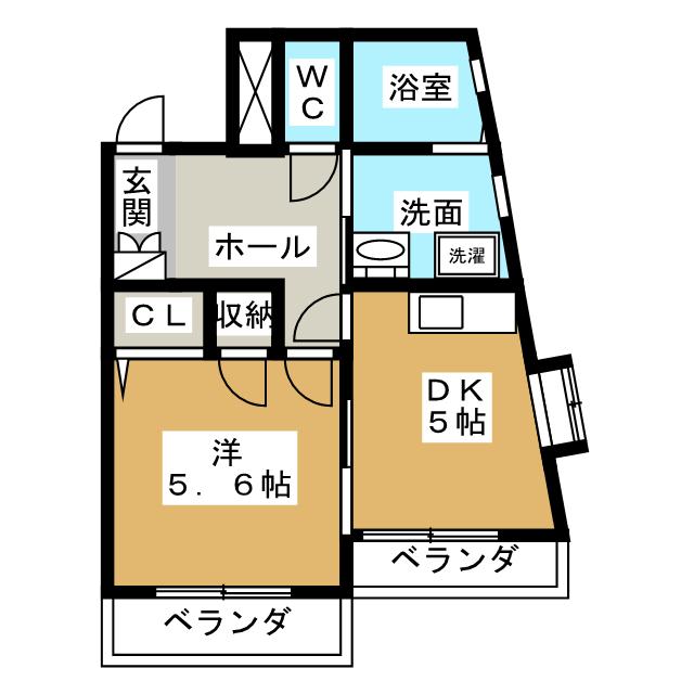 タウンコートＮＴＫの間取り