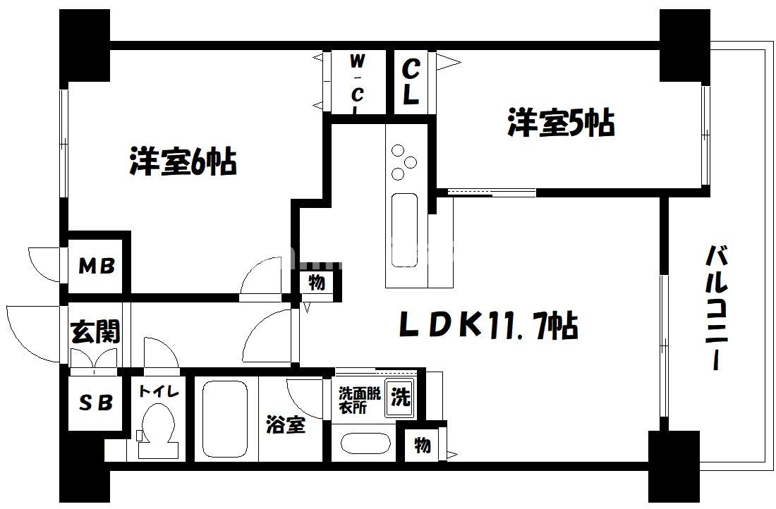 グラマシー京橋の間取り