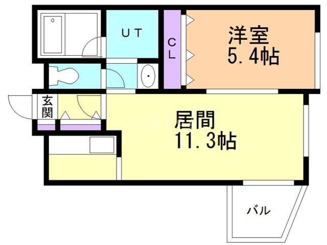 サムティ学園前の間取り