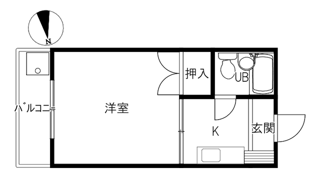 エクセレント西の間取り