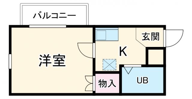 豊田市喜多町のマンションの間取り