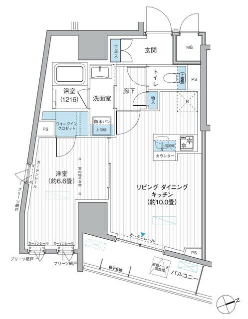 栖 すみか 浅草蔵前の間取り