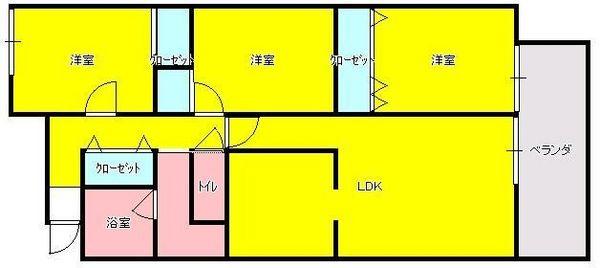 ロックベアーヒルズ3の間取り