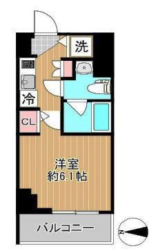 神奈川県川崎市中原区上丸子八幡町（マンション）の賃貸物件の間取り