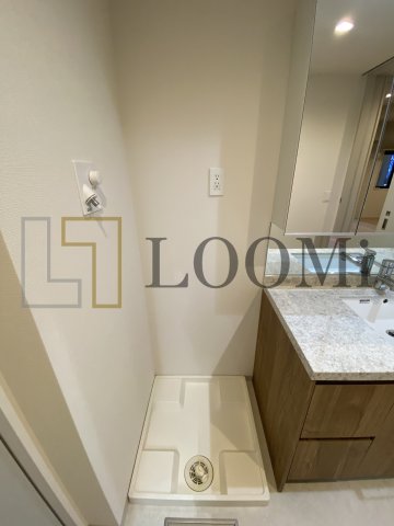 その他設備　THE WEAVE MINAMI SEMBA　洗濯機置き場