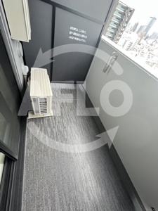 バルコニー　S-RESIDENCE都島Lux　バルコニー
