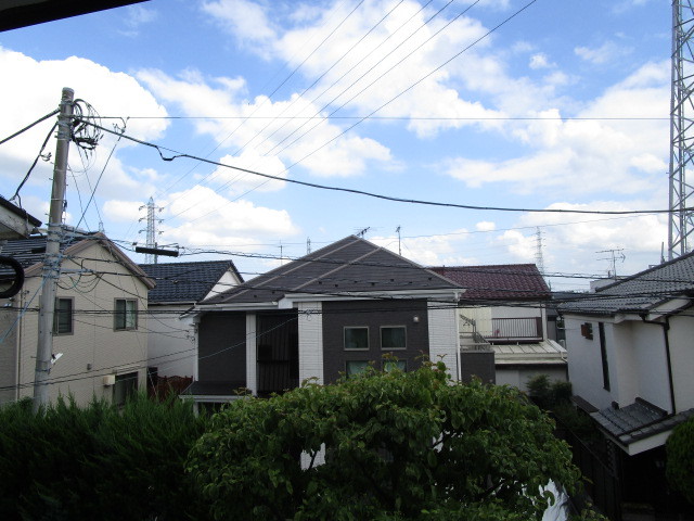 眺望　バルコニーから