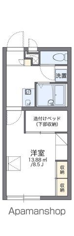 レオパレスプレミールの間取り写真