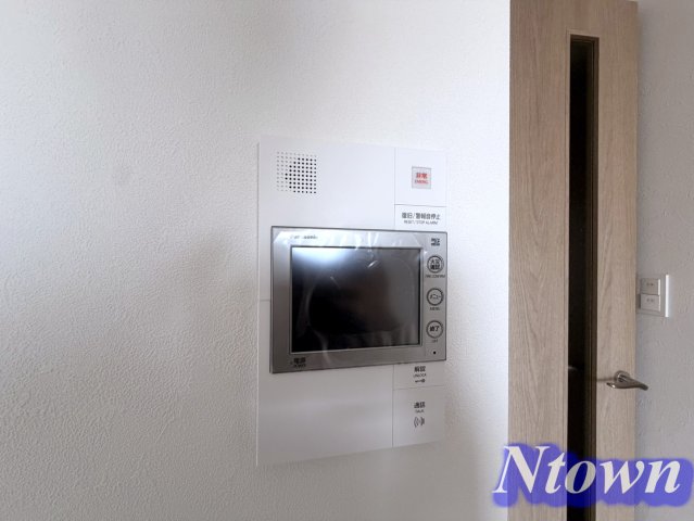 セキュリティ　モニター付きです。