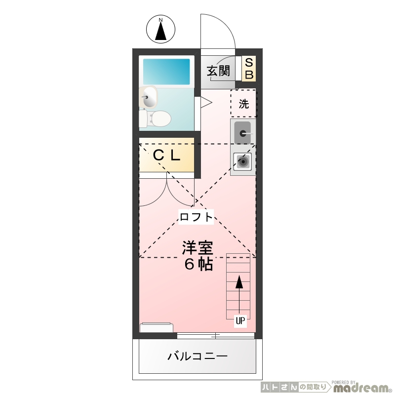 富士見ハイツの間取り