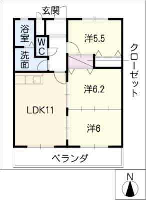 シンシアIIの間取り