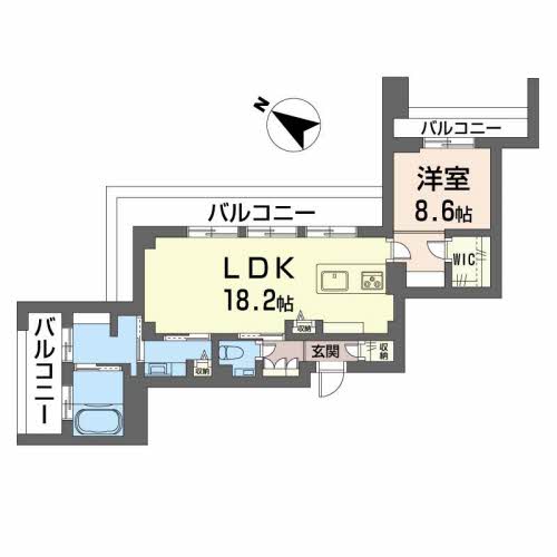 フォルトゥーナ石見の間取り