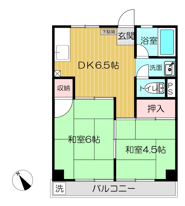 五福ビルの間取り