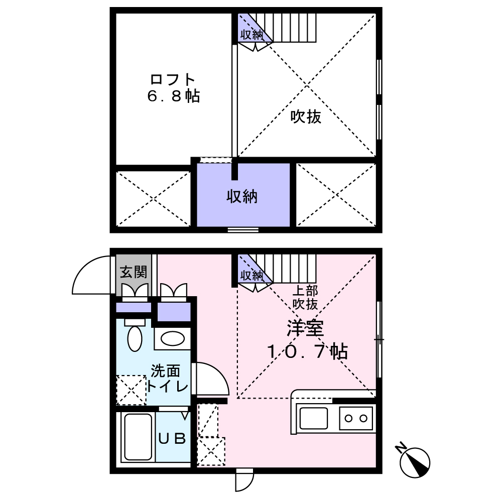 PRIMA　KASHIWAの間取り