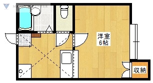 シャトー牡丹山2の間取り