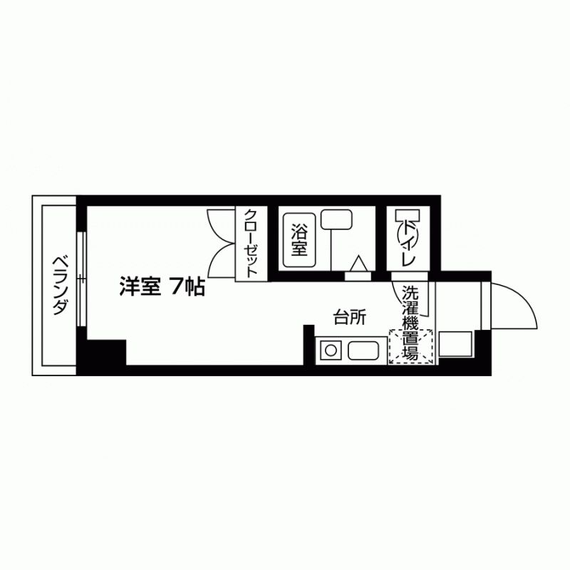 エンデバー武庫之荘IIの間取り