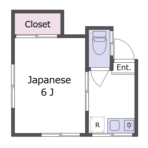 品川区中延のアパートの間取り